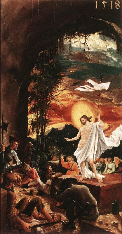 ALTDORFER, Albrecht The Resurrection of Christ  jjkk oil painting image